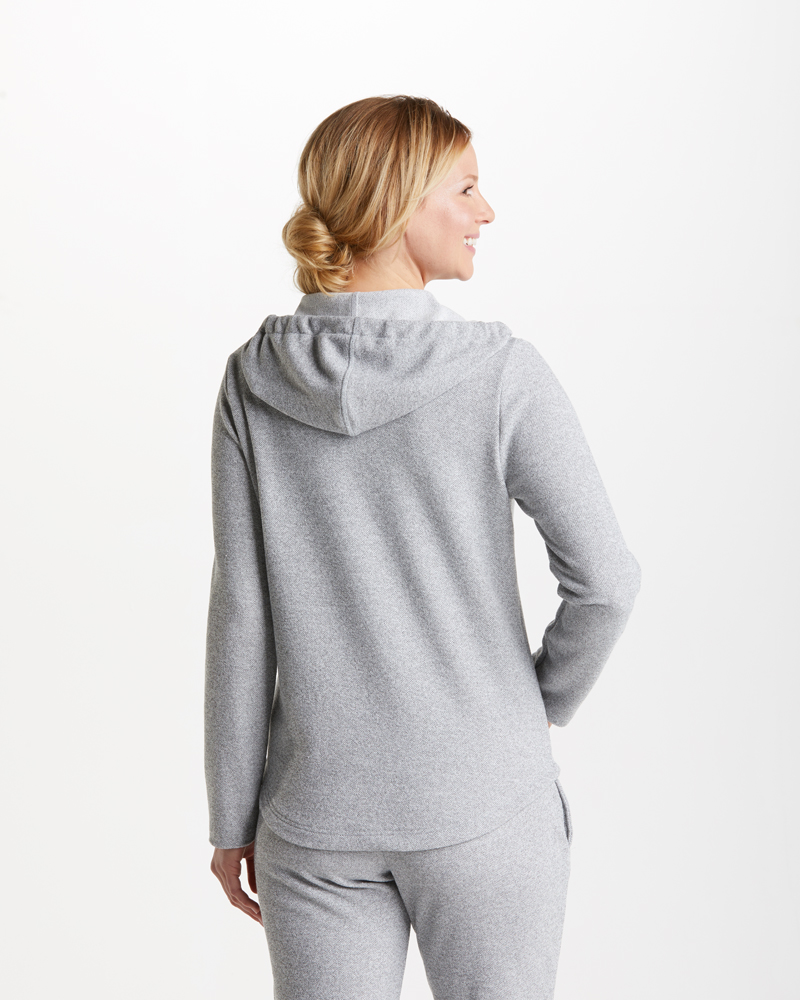 Sweatjacke_grau_melange_421038_Nolly_hinten KAPUZENJACKE VON SUNA