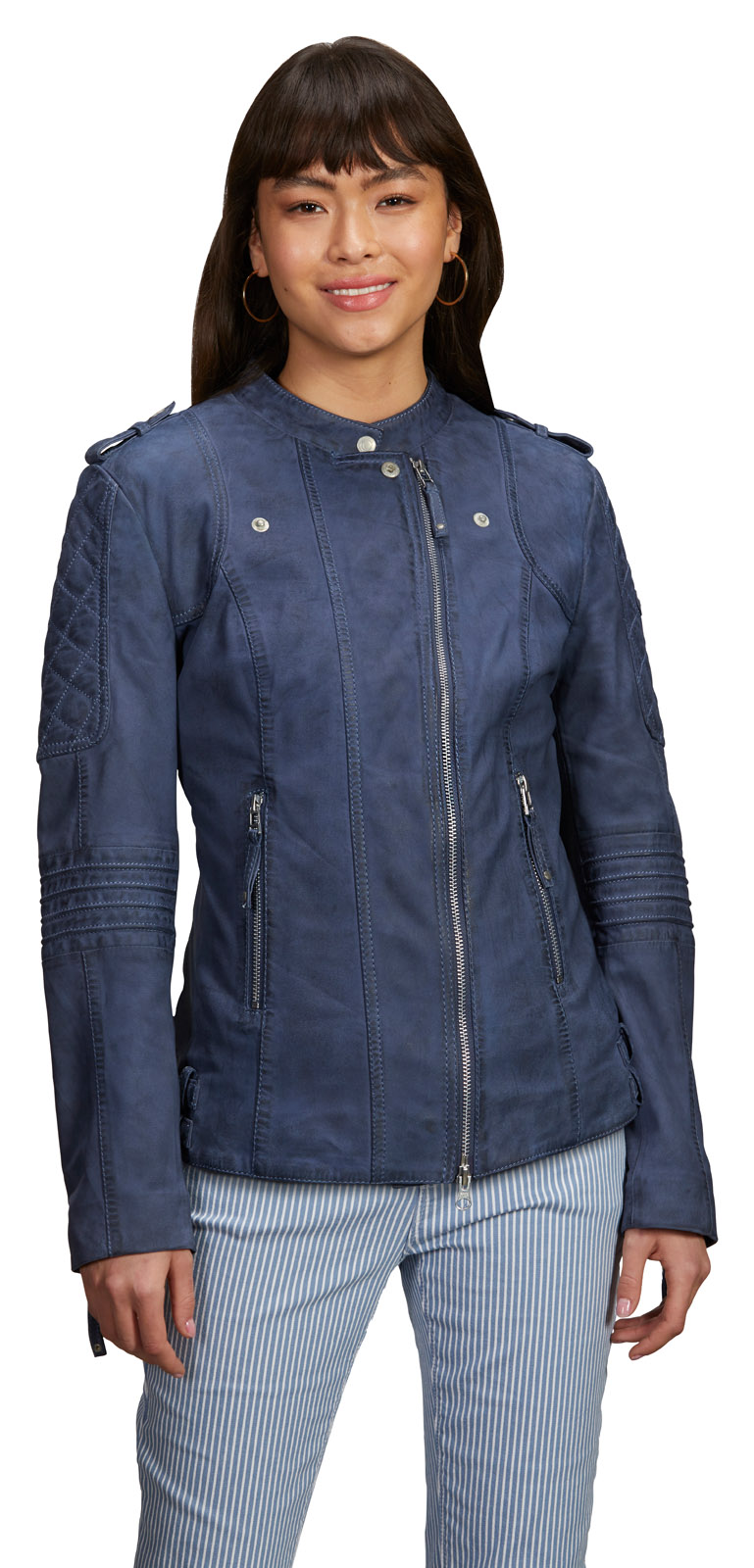 401140shabby-11877 BIKERJACKE AUS LAMMNAPPA
