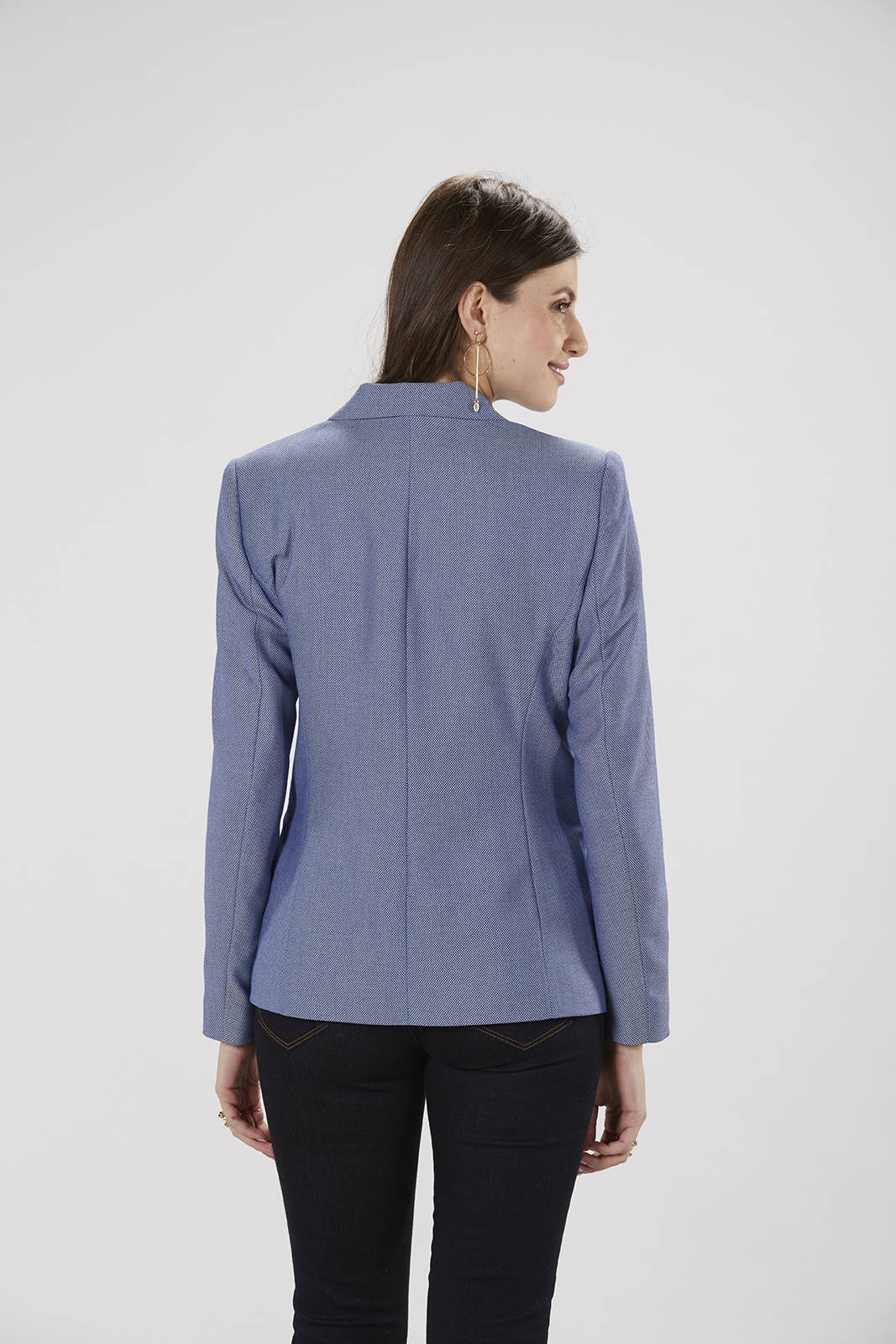 403009-44934 BLAZER IN MINIMAL-DESSIN