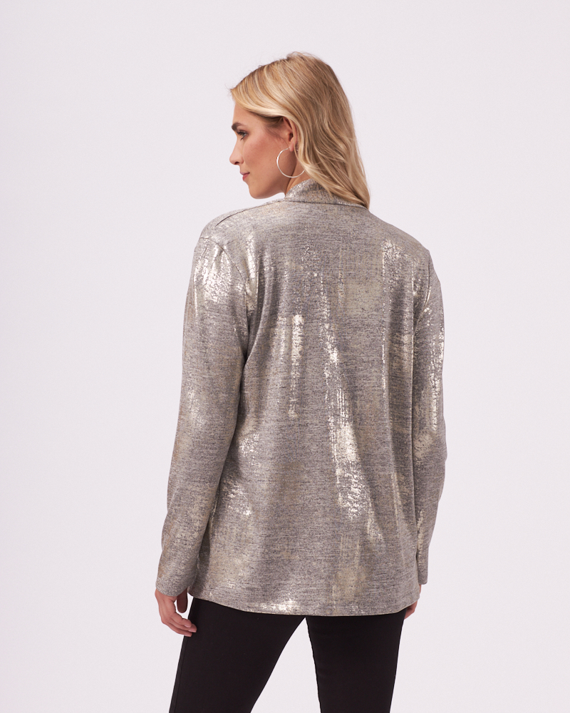 GLÄNZENDE SHIRTJACKE GLÄNZENDE SHIRTJACKE