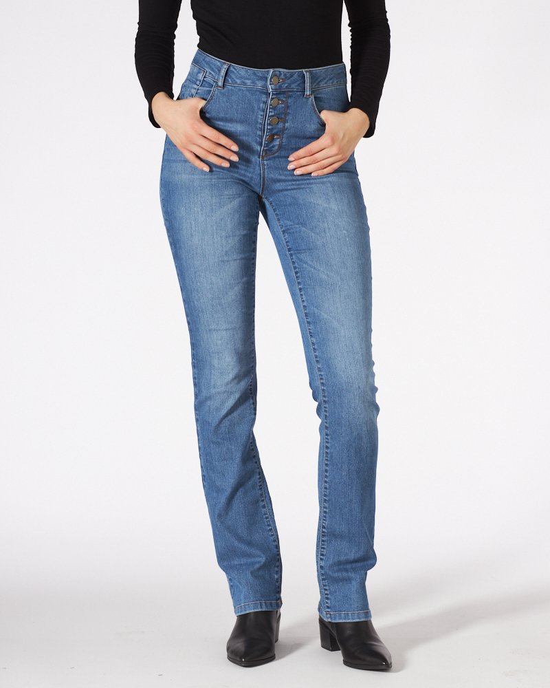 HIGH WAIST BOOTCUT-JEANS N