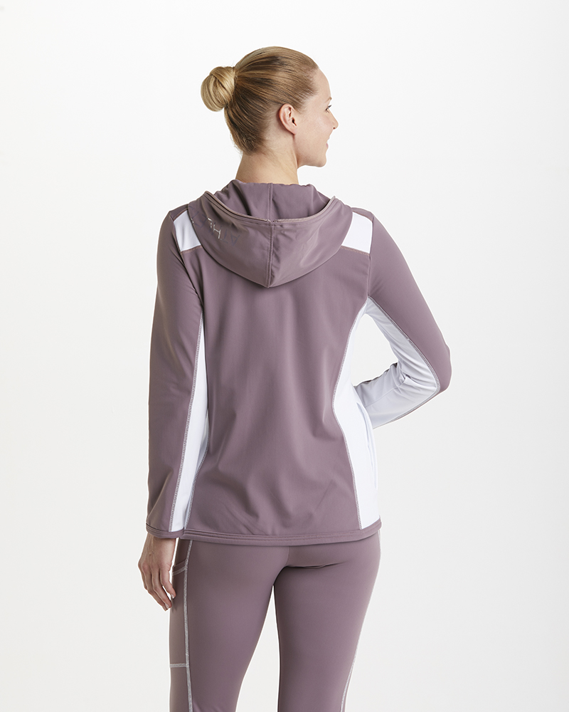 Jacke_mauve_weiss_421167_Maggi_hinten SPORTJACKE IN COLOR-BLOCKING