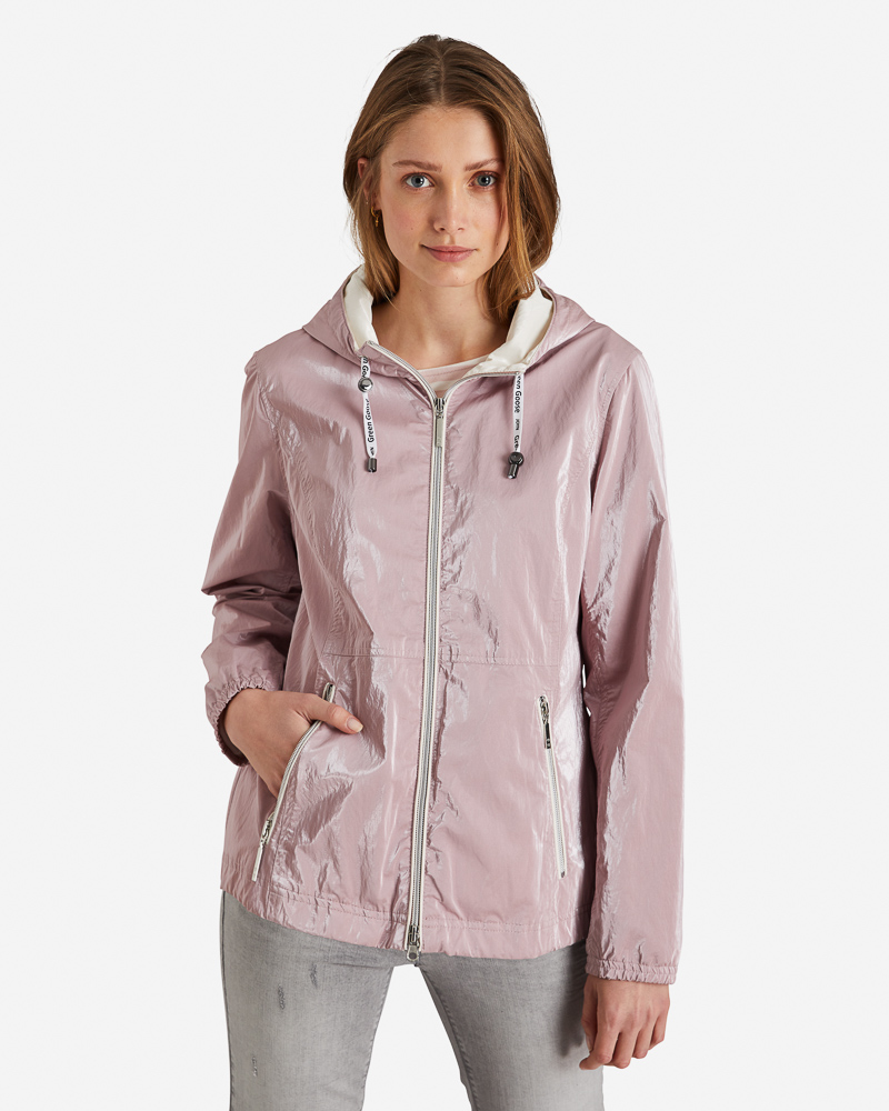 Jacke_rose_412000_Queenie JACKE AUS LACKCRASH