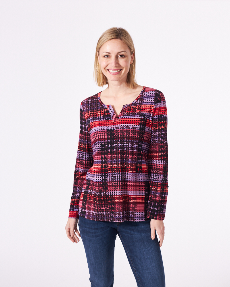 FARBENFROHES LANGARM-BLUSENSHIRT FARBENFROHES LANGARM-BLUSENSHIRT