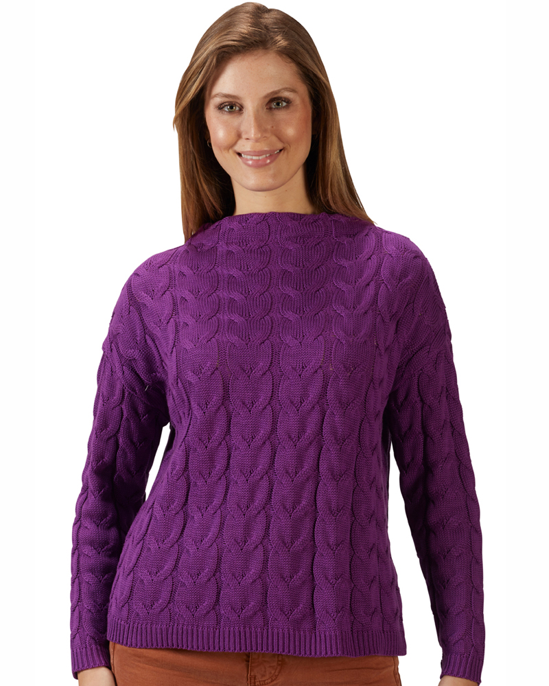 405066_vorneeZqNuWahEa2sH PULLI MIT ZOPFMUSTER