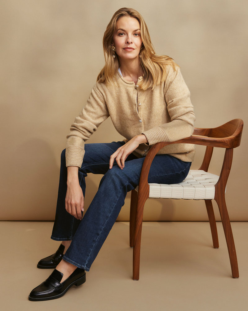 Edle Strickjacke