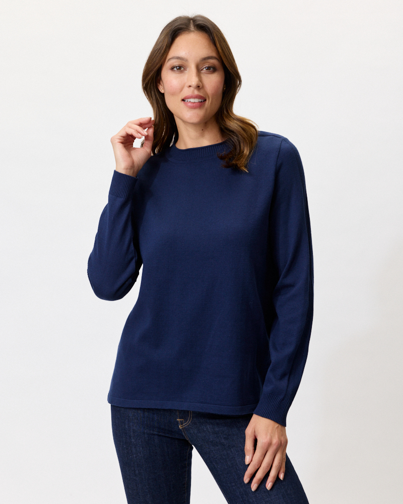 FEINSTRICKPULLI MIT STEHKRAGEN