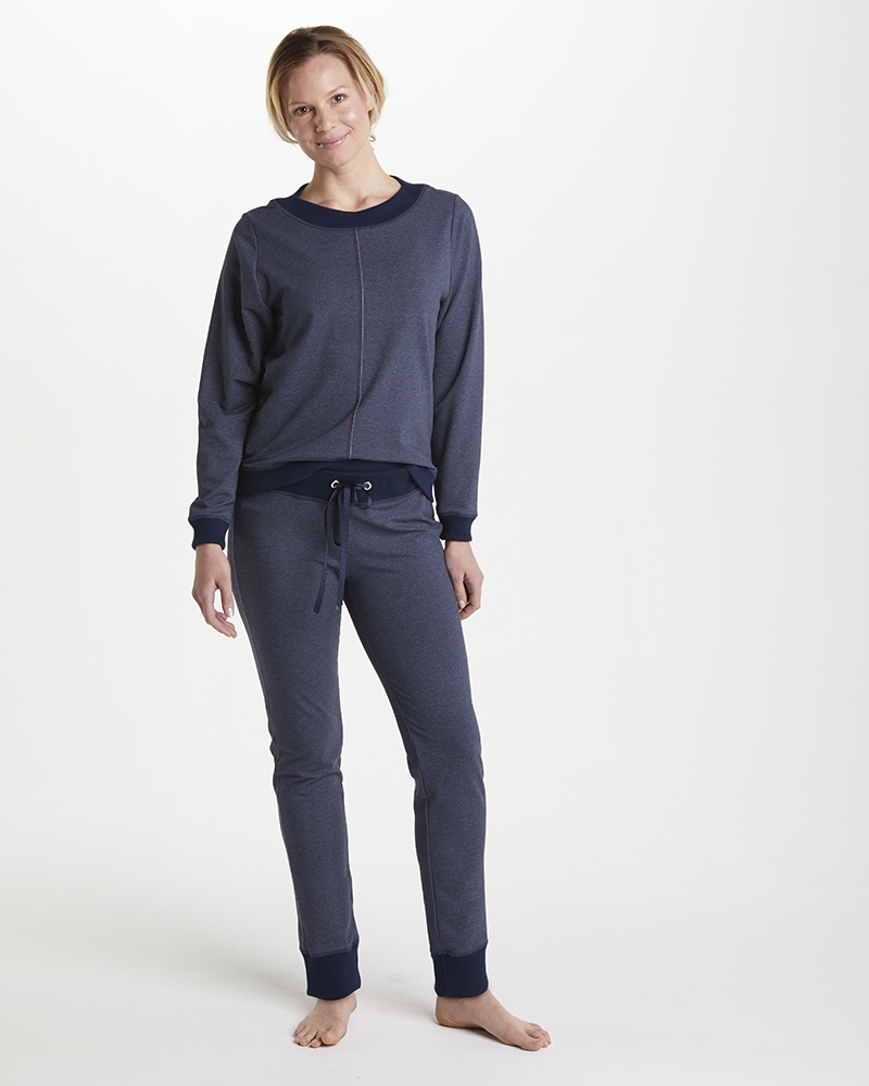 Sweatshirt_blau_421074_Noa-Sweathose_blau_421076_Sou_vorn SWEATSHIRT VON SUNA
