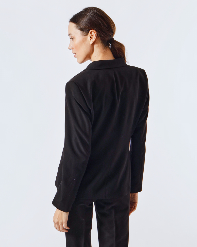 BLAZER MIT REVERSKRAGEN BLAZER MIT REVERSKRAGEN