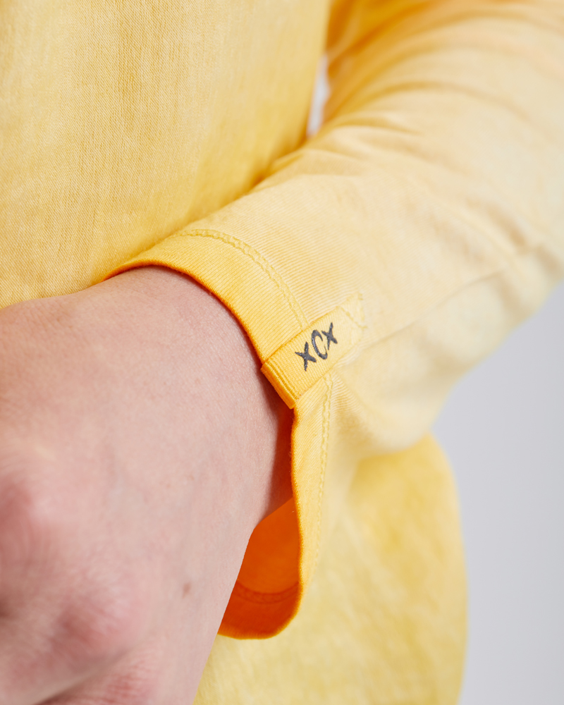 Bluse_curry_421156_Calvinia_Detail BLUSE IM MATERIALMIX