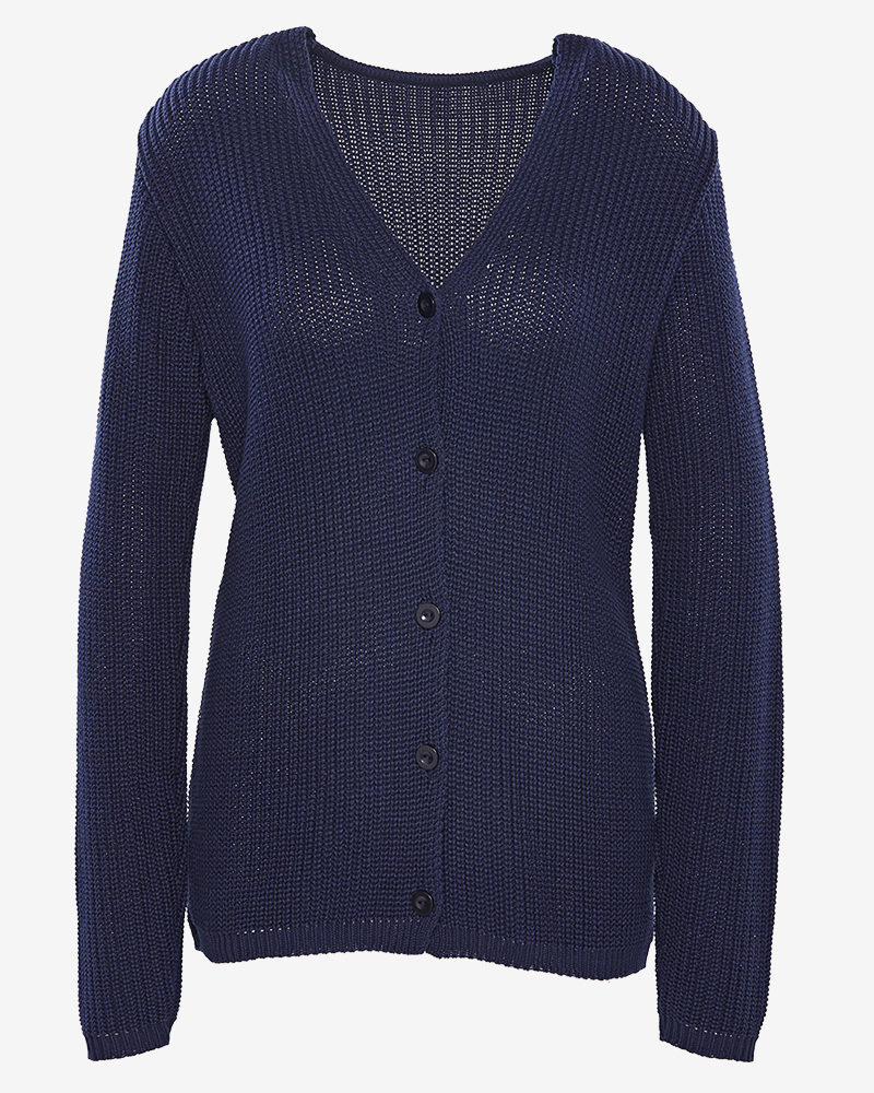 411063-320_Sarah_mav_Strickjacke_Cardigan-blau_marine NACHHALTIGER CARDIGAN IN 2 FARBEN