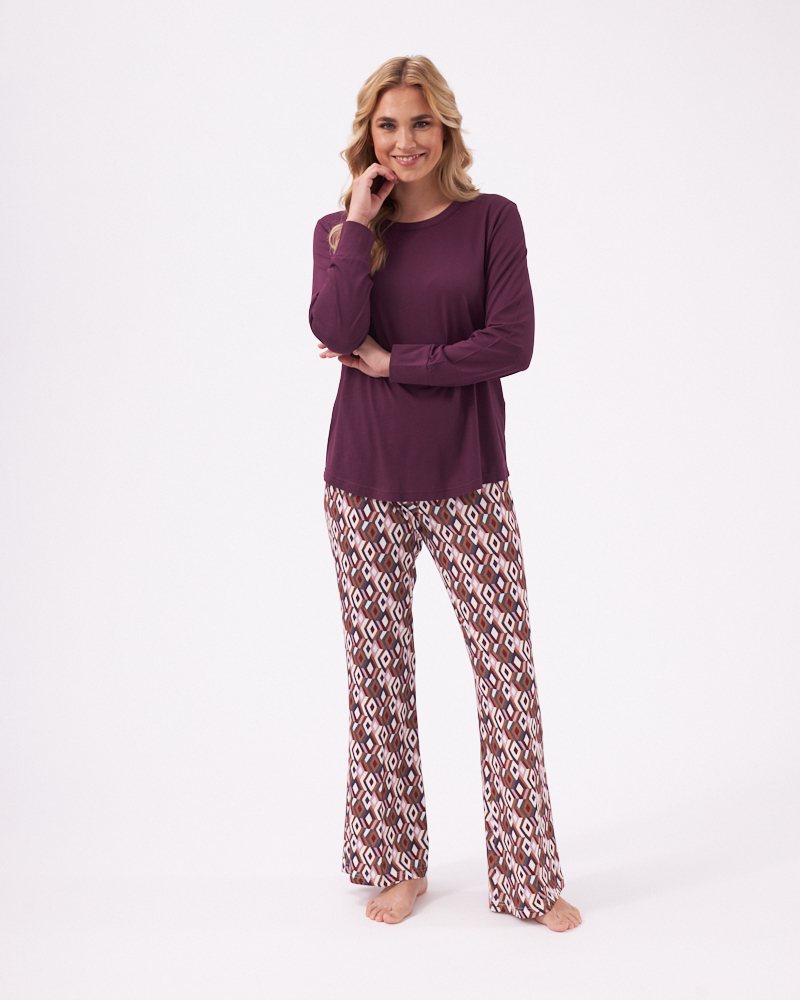 PYJAMA MIT BOOTCUT-HOSE N PYJAMA MIT BOOTCUT-HOSE N