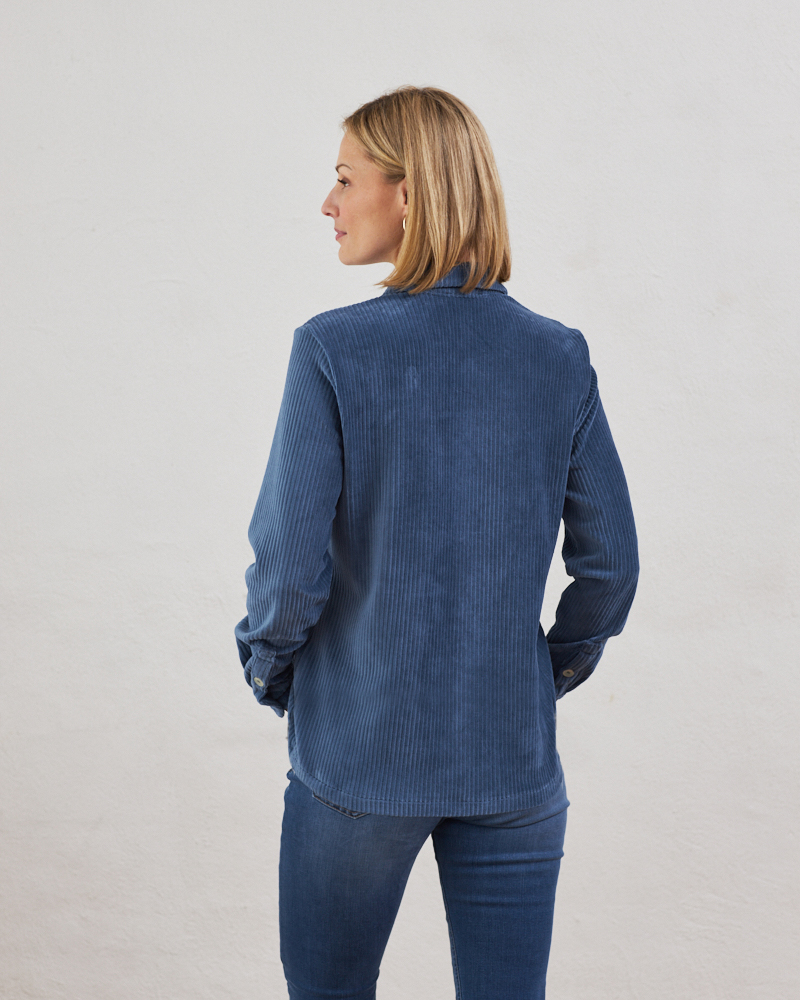 MODERNE BREITCORD-BLUSE MODERNE BREITCORD-BLUSE