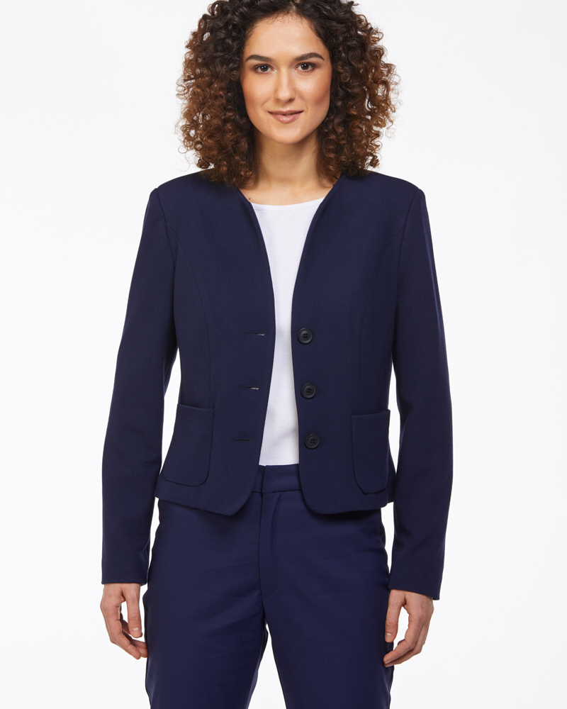 405030_50047M991o5lEyQBiO BLAZER AUS STRUKTUR-MATERIAL