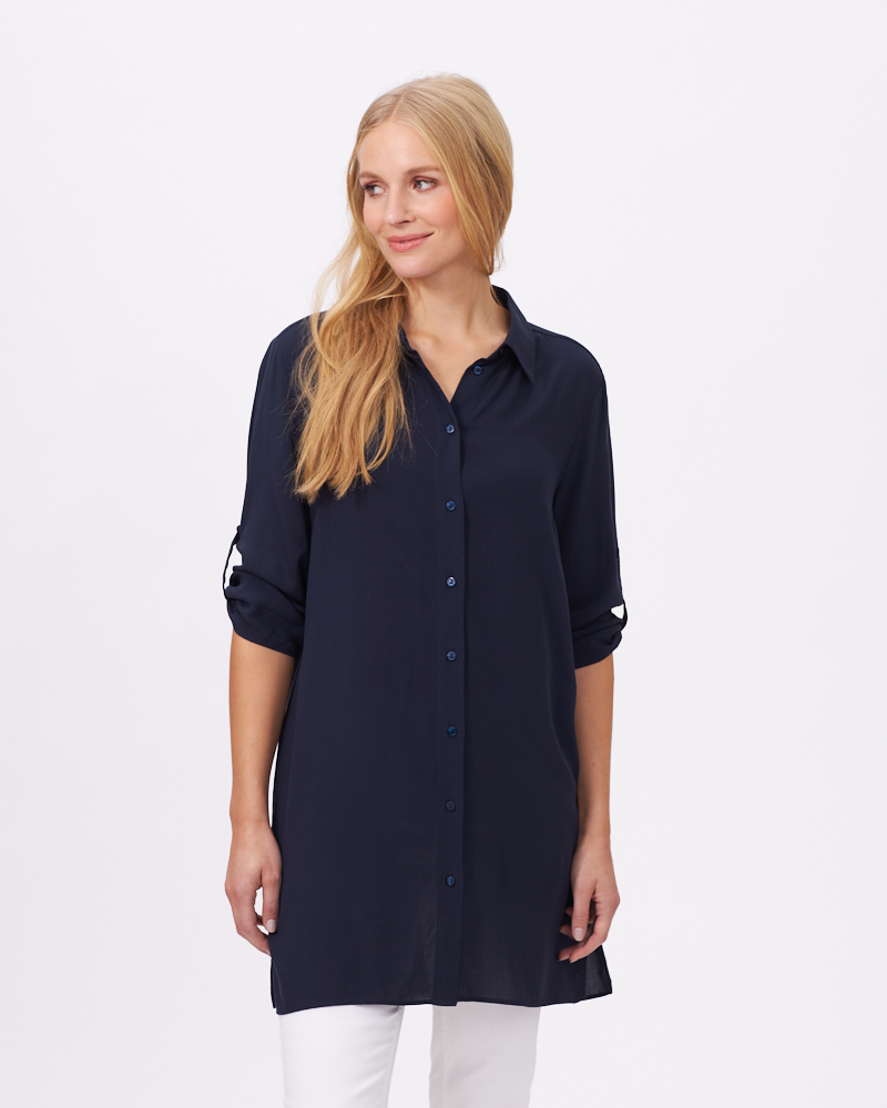 VISKOSE-LONGBLUSE VISKOSE-LONGBLUSE