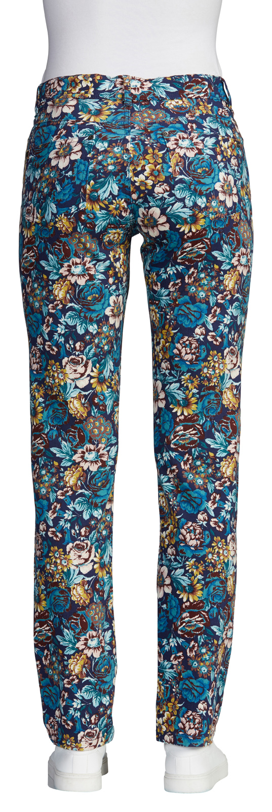 401093Darlien_11485 STRETCHJEANS N MIT BLÜTEN UND BLÄTTERN
