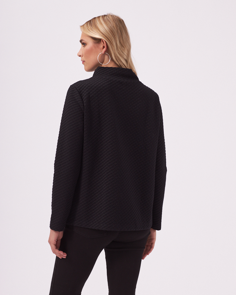 SWEATSHIRT MIT STEHBUND