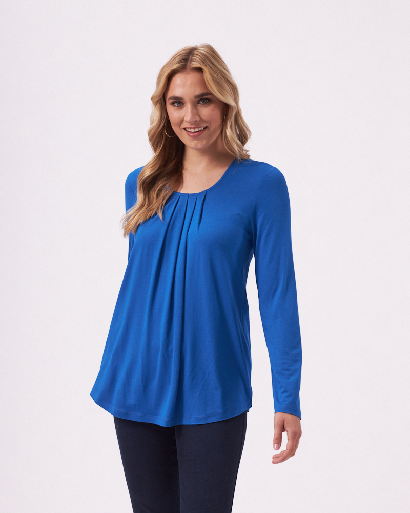 LÄSSIGES JERSEY-SHIRT