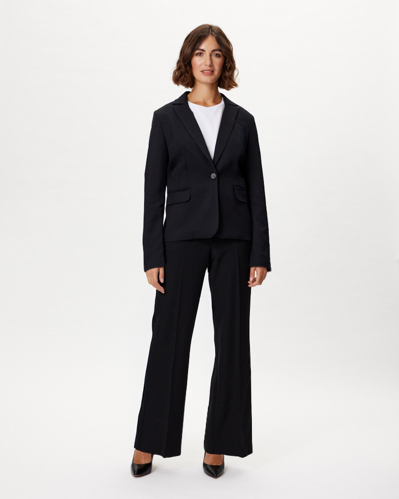 KNITTERARME ANZUGHOSE N