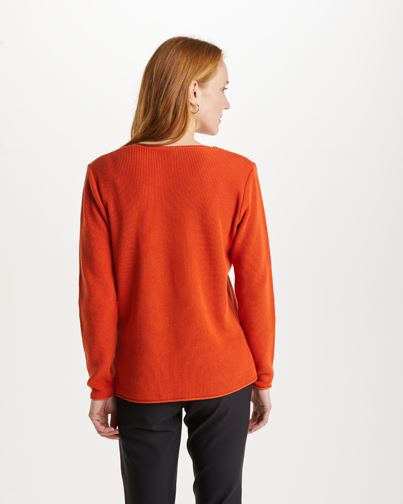 Pulli_terracotta_421165_Fancy_hinten BASIC-PULLI IN 4 FARBEN