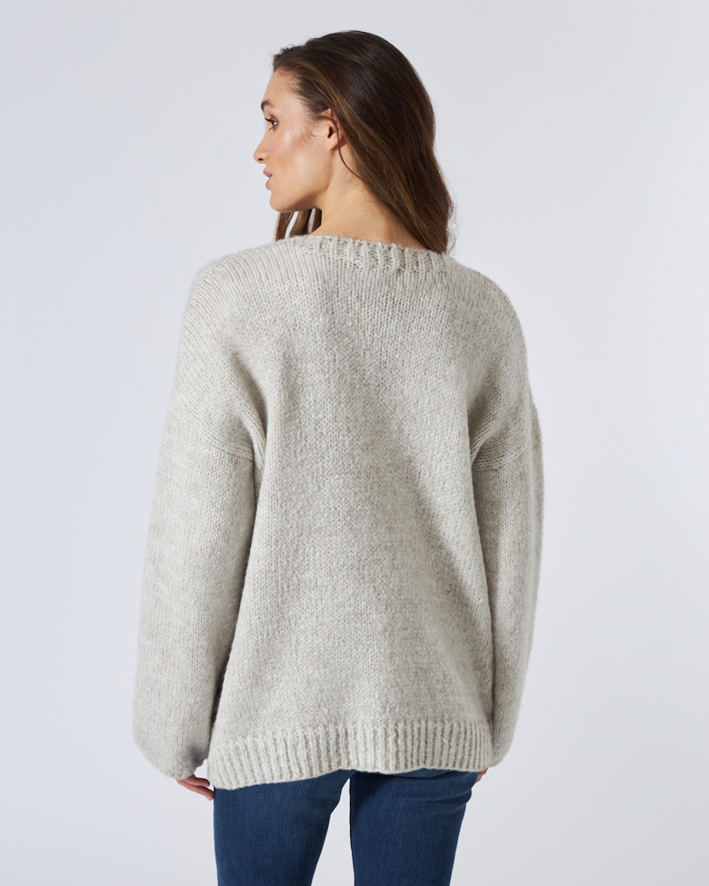 GROBSTRICKPULLOVER