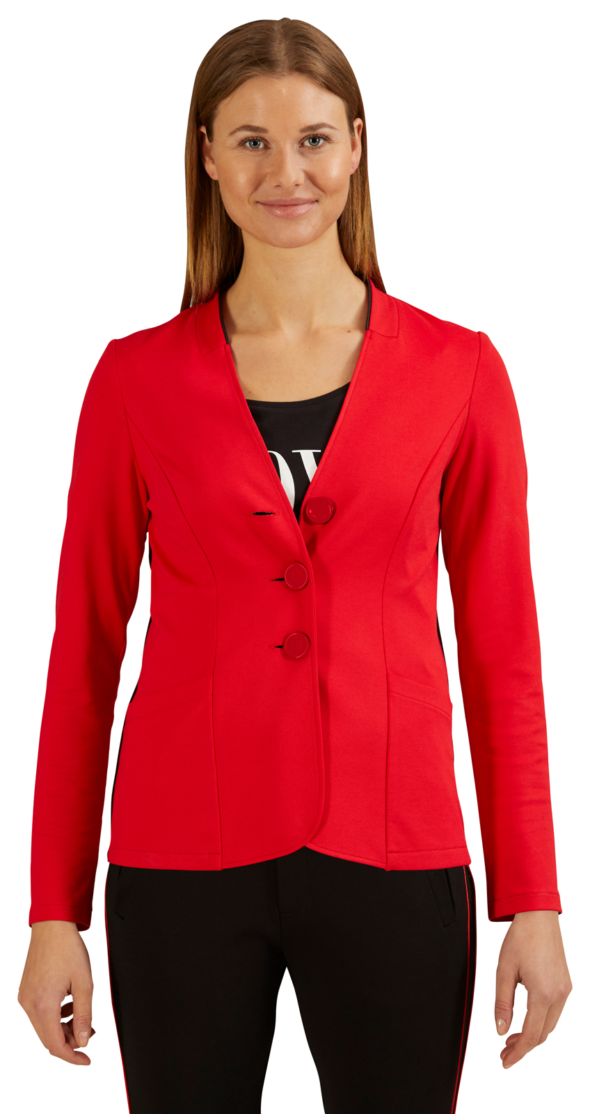 BLAZER-rot-382046-8073 BLAZER MIT STEHKRAGEN