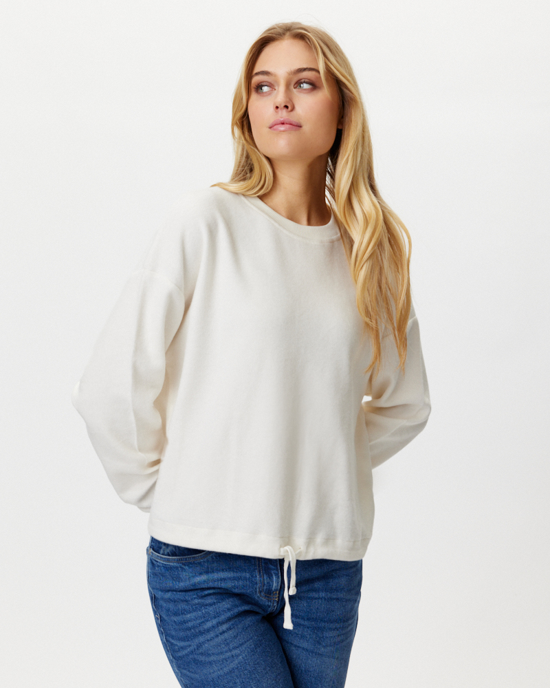 SWEATSHIRT MIT KORDELZUG