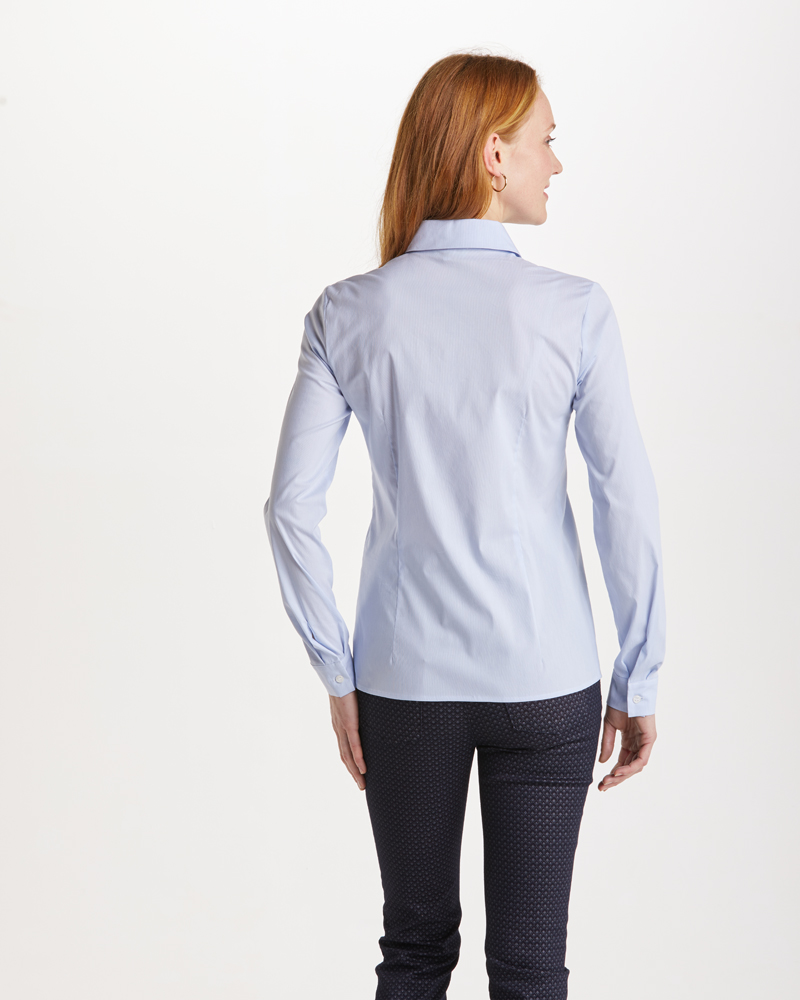 Bluse_bleu_421150_Wendi_hinten GESTREIFTE VISKOSEBLUSE