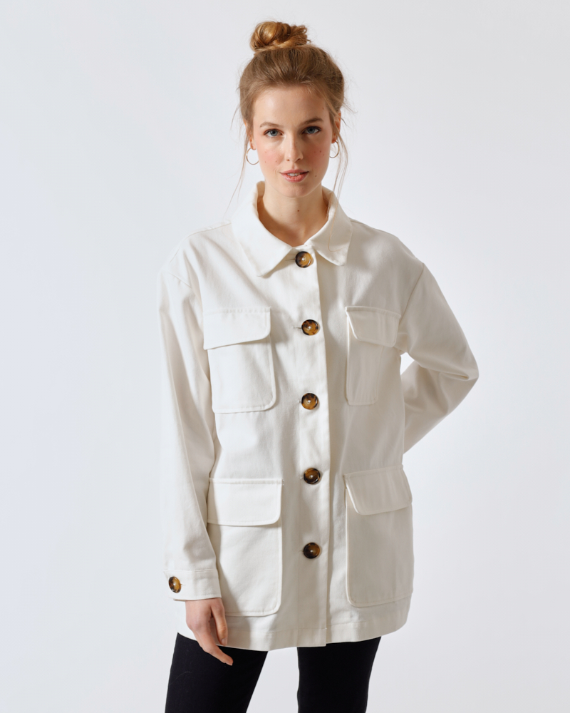 LÄSSIGE CARGO-JACKE LÄSSIGE CARGO-JACKE