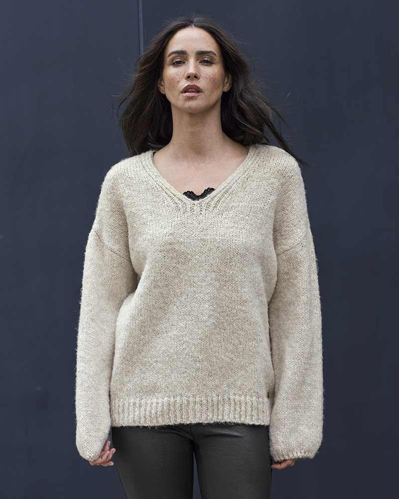 GROBSTRICKPULLOVER