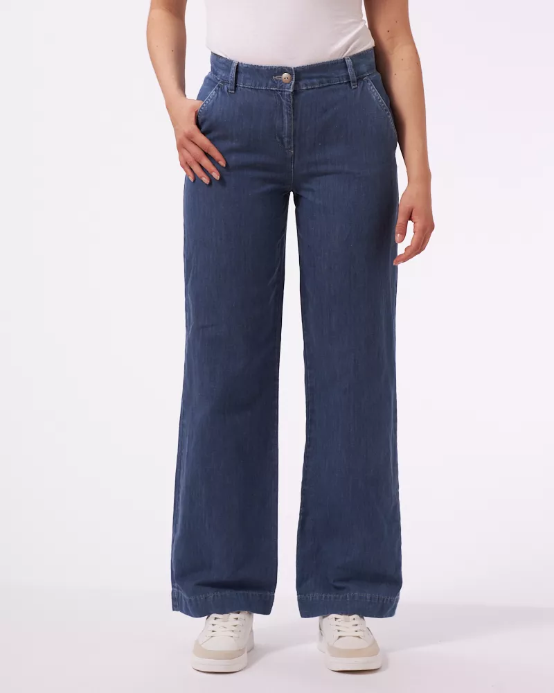 WEITE LEINEN-JEANS N VON BLOOMERS WEITE LEINEN-JEANS N VON BLOOMERS
