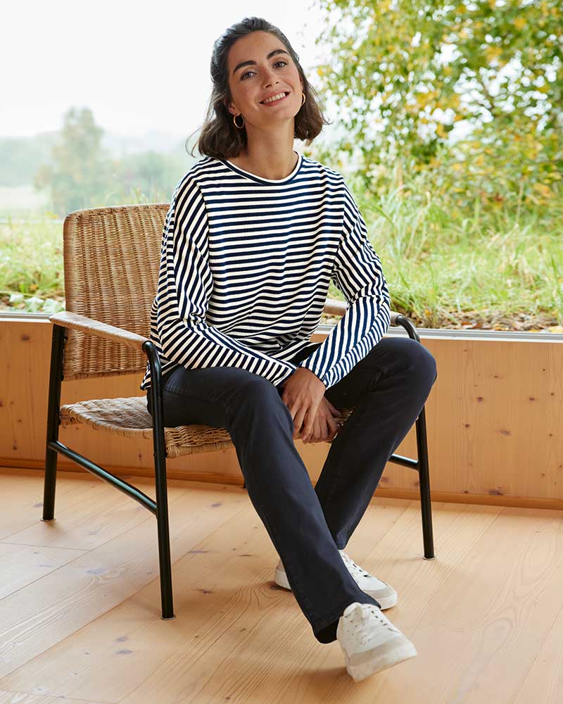 RINGEL-SWEATSHIRT VON LAS AMAS