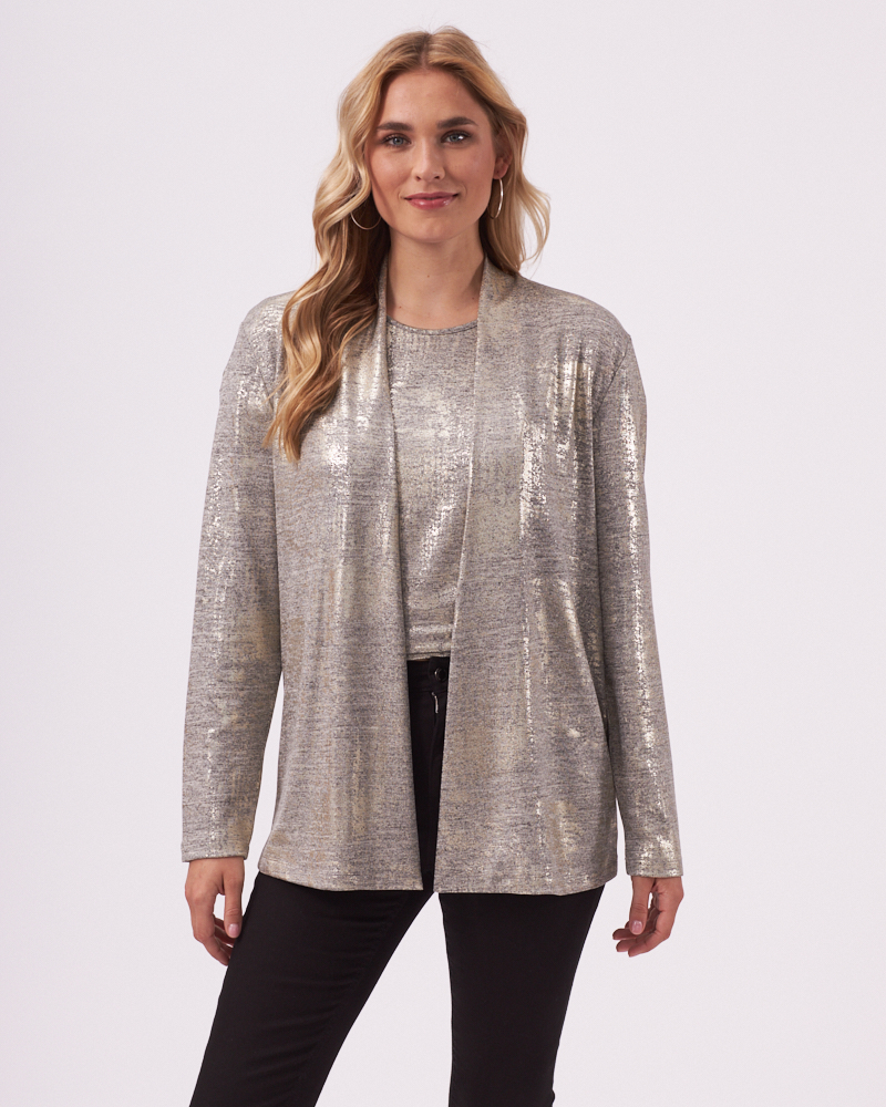GLÄNZENDE SHIRTJACKE GLÄNZENDE SHIRTJACKE