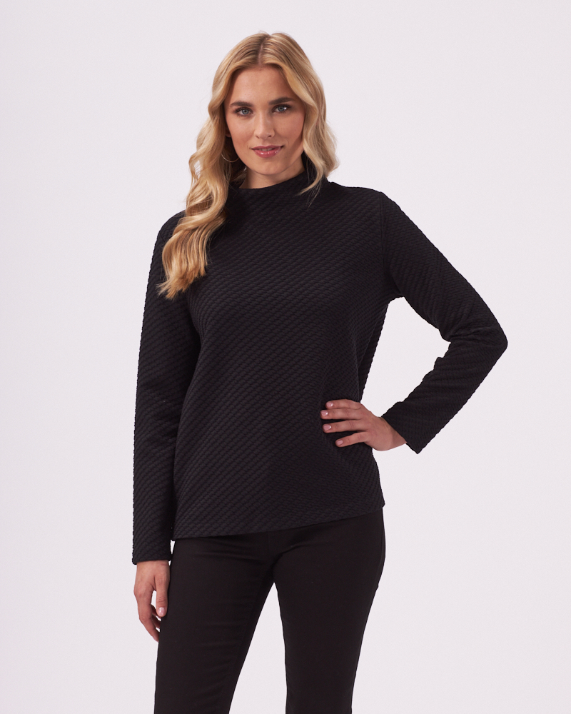 SWEATSHIRT MIT STEHBUND