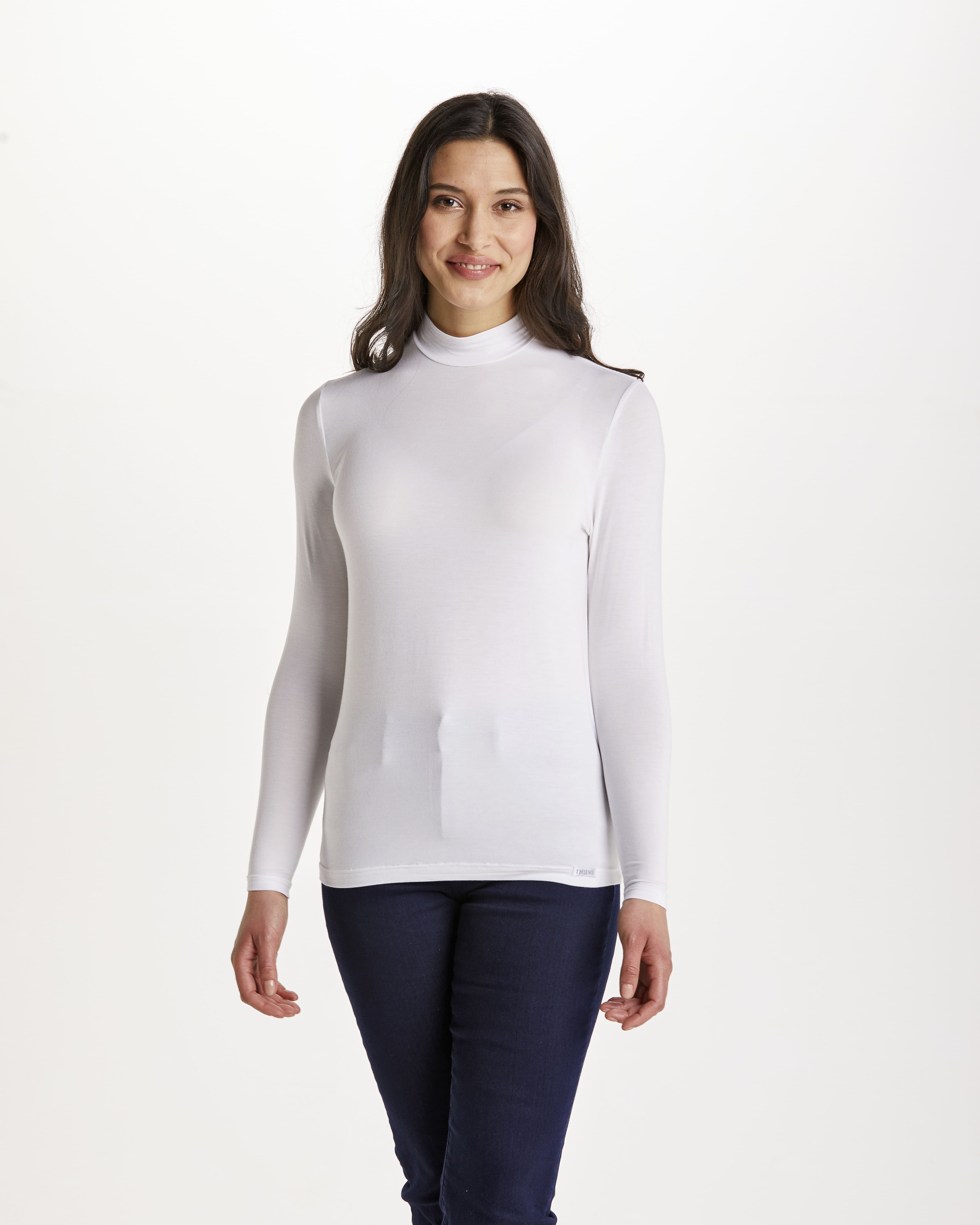 Stehkragenshirt_weiss_421133_Marcy STEHKRAGEN-SHIRT IN 2 FARBEN