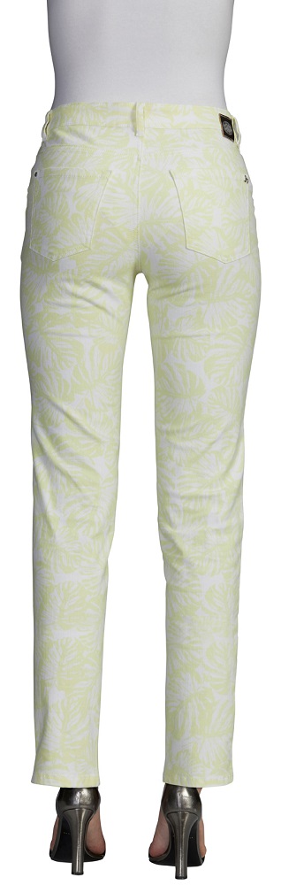 Shaping-Jeans_gelb_gemustert_hinten_413024_Livia SHAPING-JEANS N