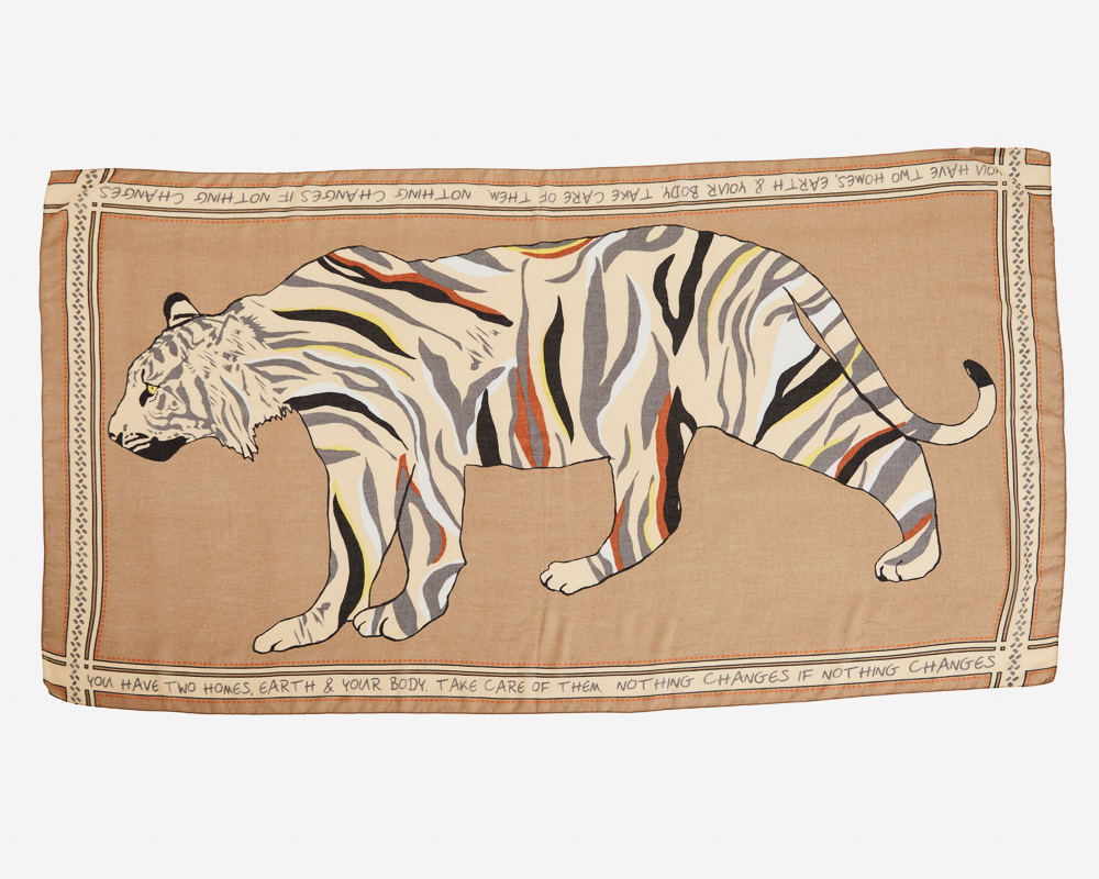 Tuch_Tigermotiv_zimt_ecru_412021 TUCH MIT TIGERMOTIV