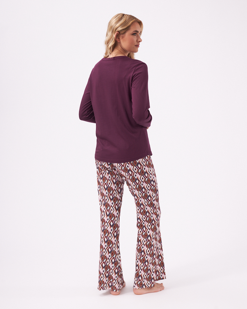 PYJAMA MIT BOOTCUT-HOSE N PYJAMA MIT BOOTCUT-HOSE N