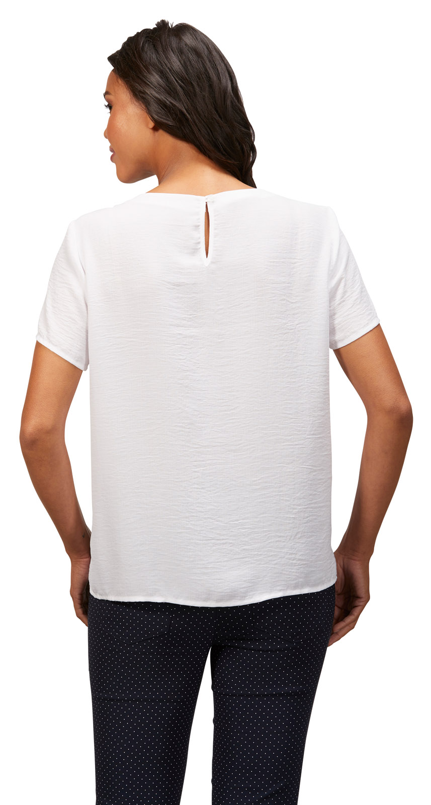 401086Charlien-10301 LOCKERE HALBARM-BLUSE