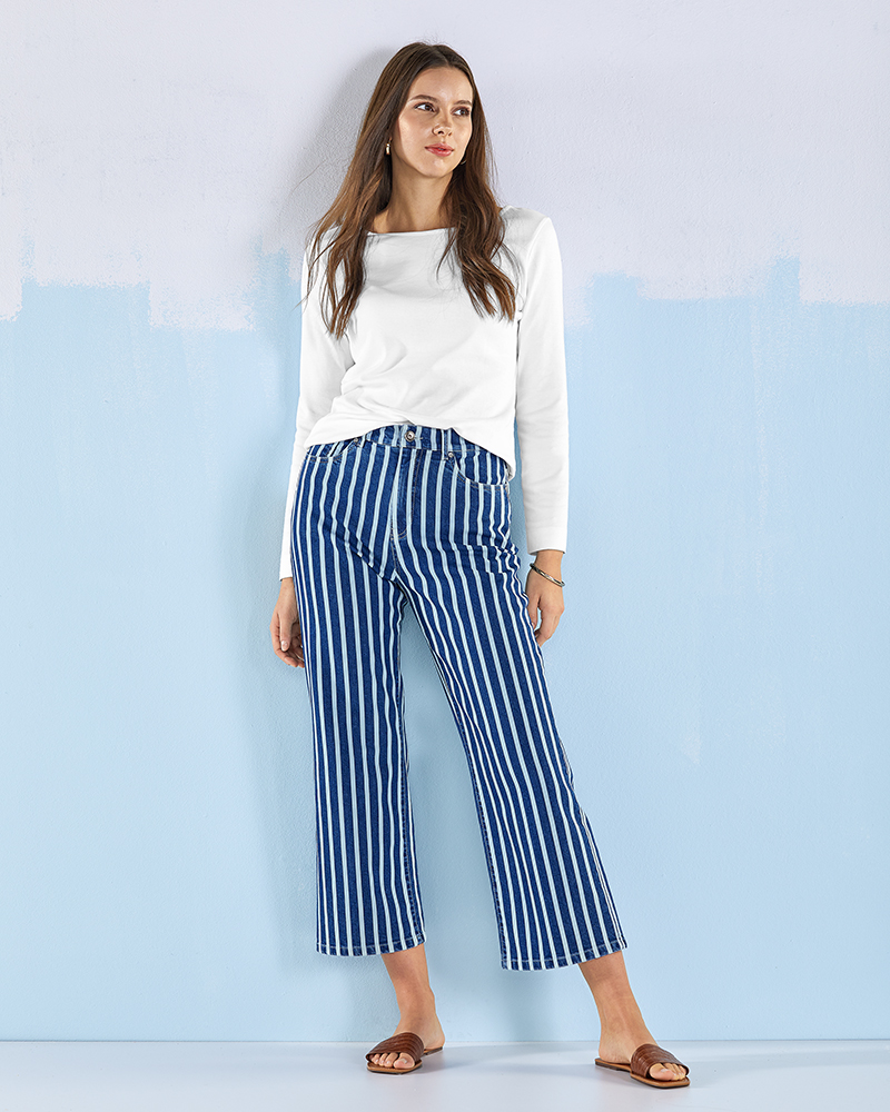NACHHALTIGE STREIFEN-CULOTTE NACHHALTIGE STREIFEN-CULOTTE