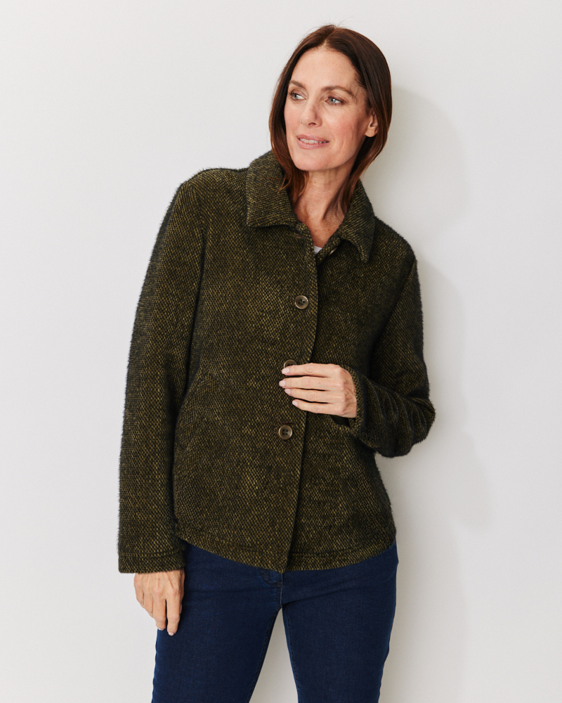 Chenille-Blazerjacke von BLUEBEERY