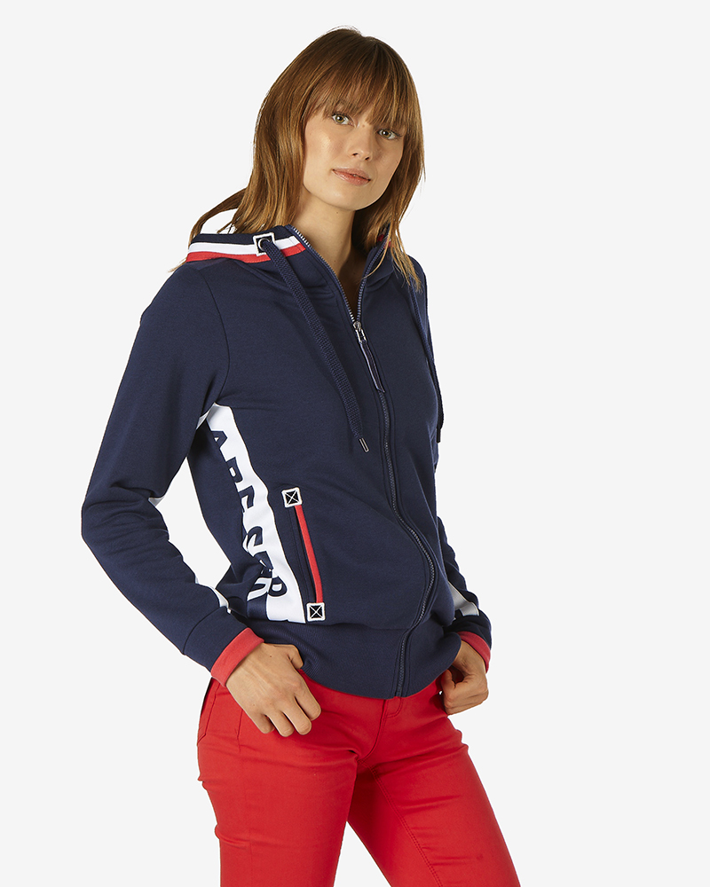 Sweatjacke_marine_411044_Dinamar_Variante KUSCHELIGE SWEATJACKE