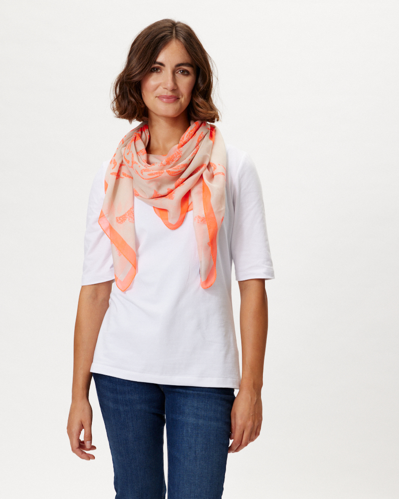 HALBTRANSPARENTER SCHAL VON FRAAS