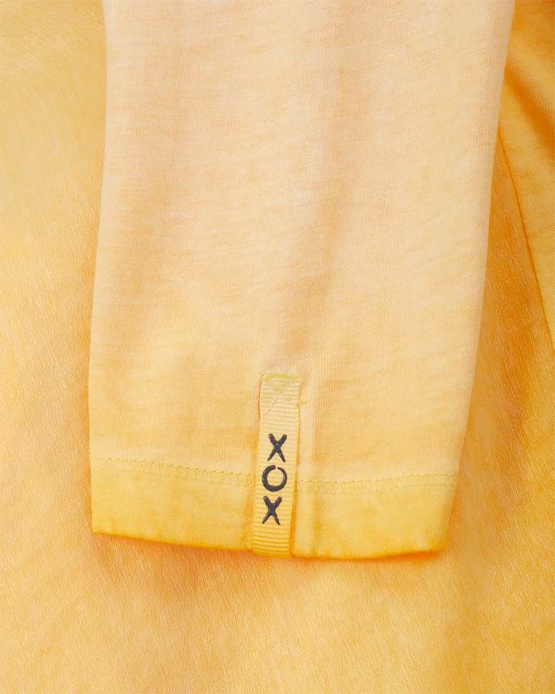 Bluse_gelb_421156_Calvinia_406010-_Detail BLUSE IM MATERIALMIX