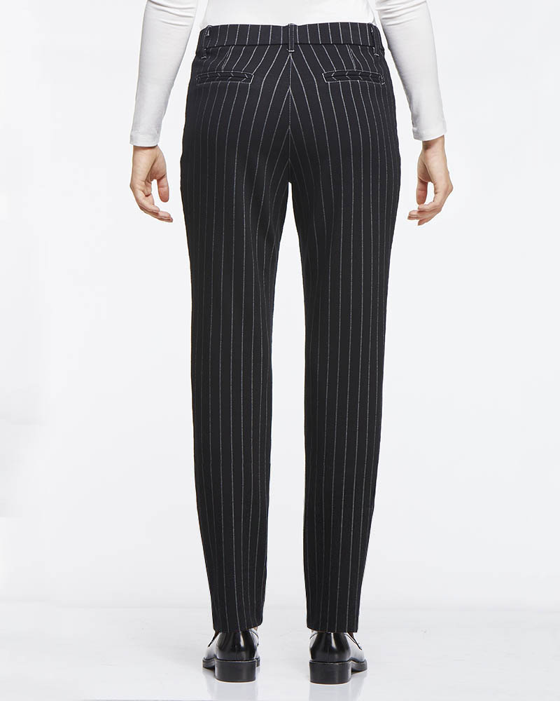 405120_35959 ELEGANTE STREIFEN-HOSE N MIT DEHNBUND