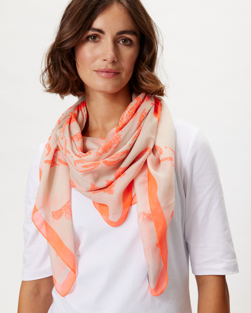 HALBTRANSPARENTER SCHAL VON FRAAS