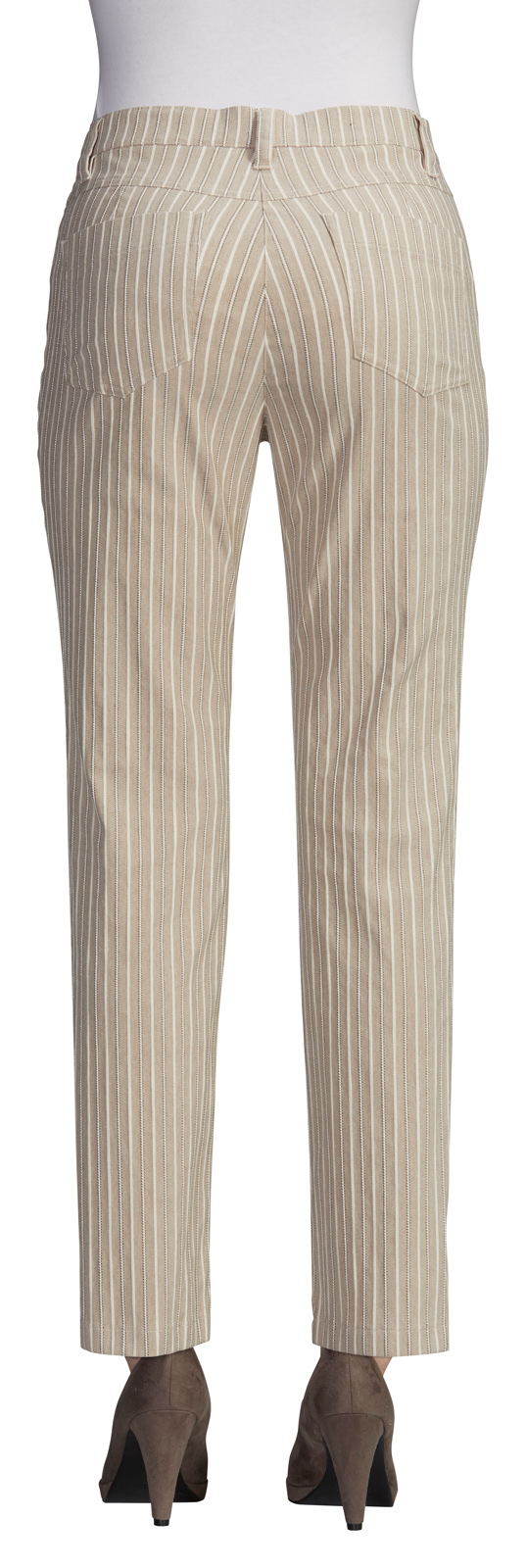 401114Daniela_11372 STRETCHHOSE L MIT STREIFEN