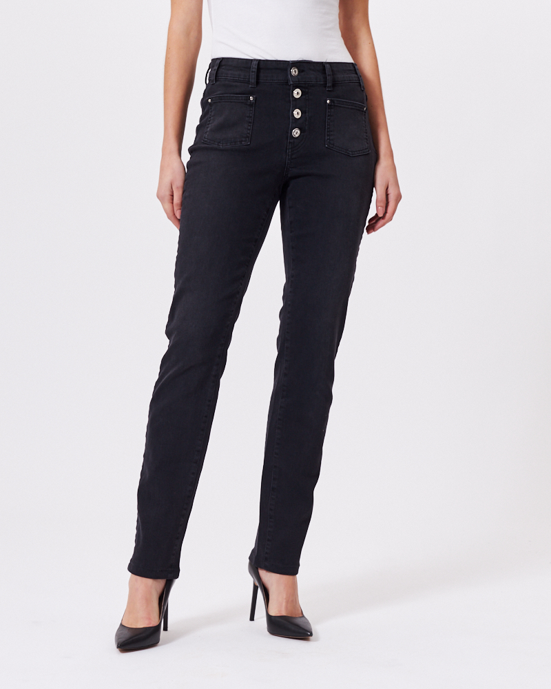 LÄSSIGE JEANS N MIT KNOPFLEISTE