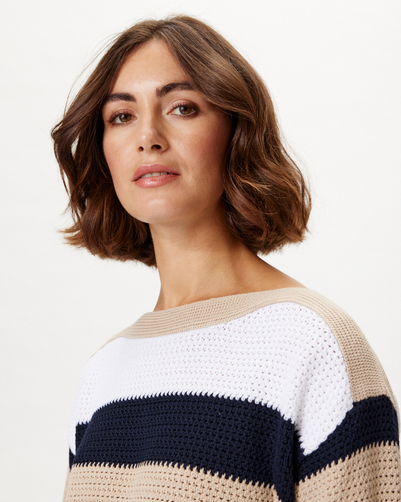 SOMMERPULLI MIT STREIFEN