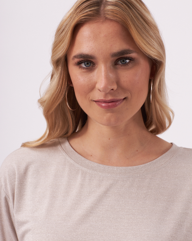 SCHIMMERNDES SHIRT VON SUNA SCHIMMERNDES SHIRT VON SUNA